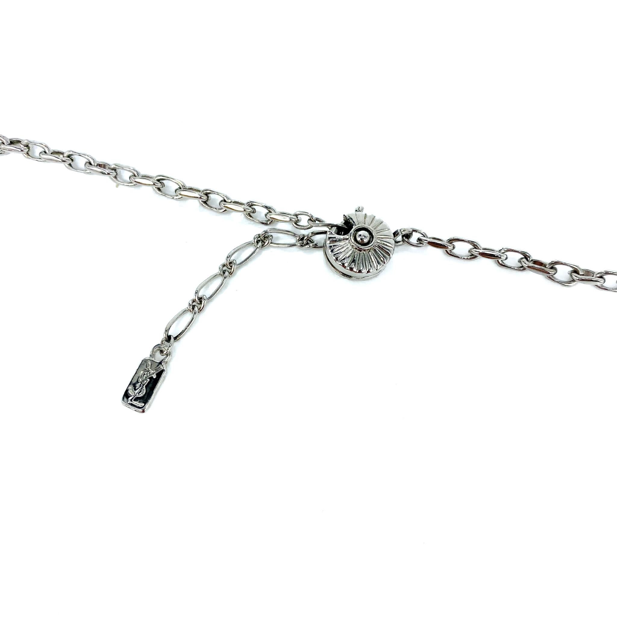 saint laurent whistle necklace