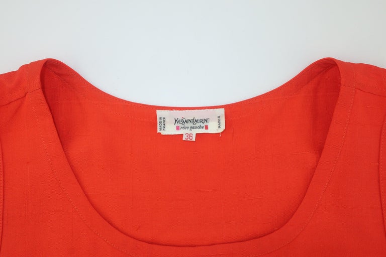 Yves saint laurent orange t shirt hotsell