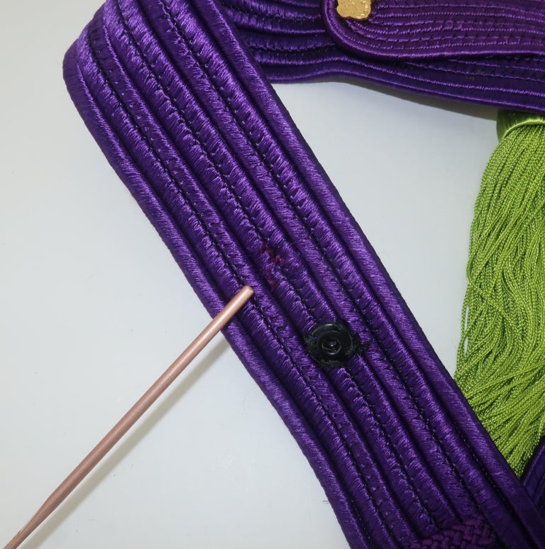 Vintage YVES SAINT LAURENT Passementerie Silk Tassel  display picture 2