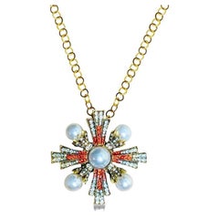 Vintage Yves Saint LAURENT pendant necklace