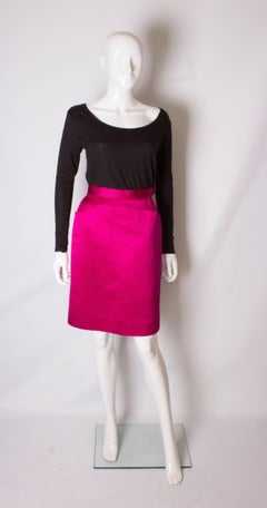 Vintage Yves Saint Laurent  Pink Skirt