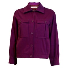 Retro Yves Saint Laurent Purple Jacket