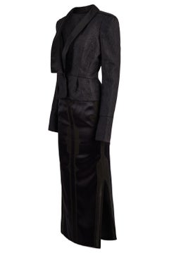 Vintage Yves Saint Laurent Rive Gauche A/W 2004 " Le smoking" Black Co ord Set