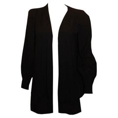 Vintage Yves Saint Laurent Rive Gauche Schwarze Vintage-Jacke