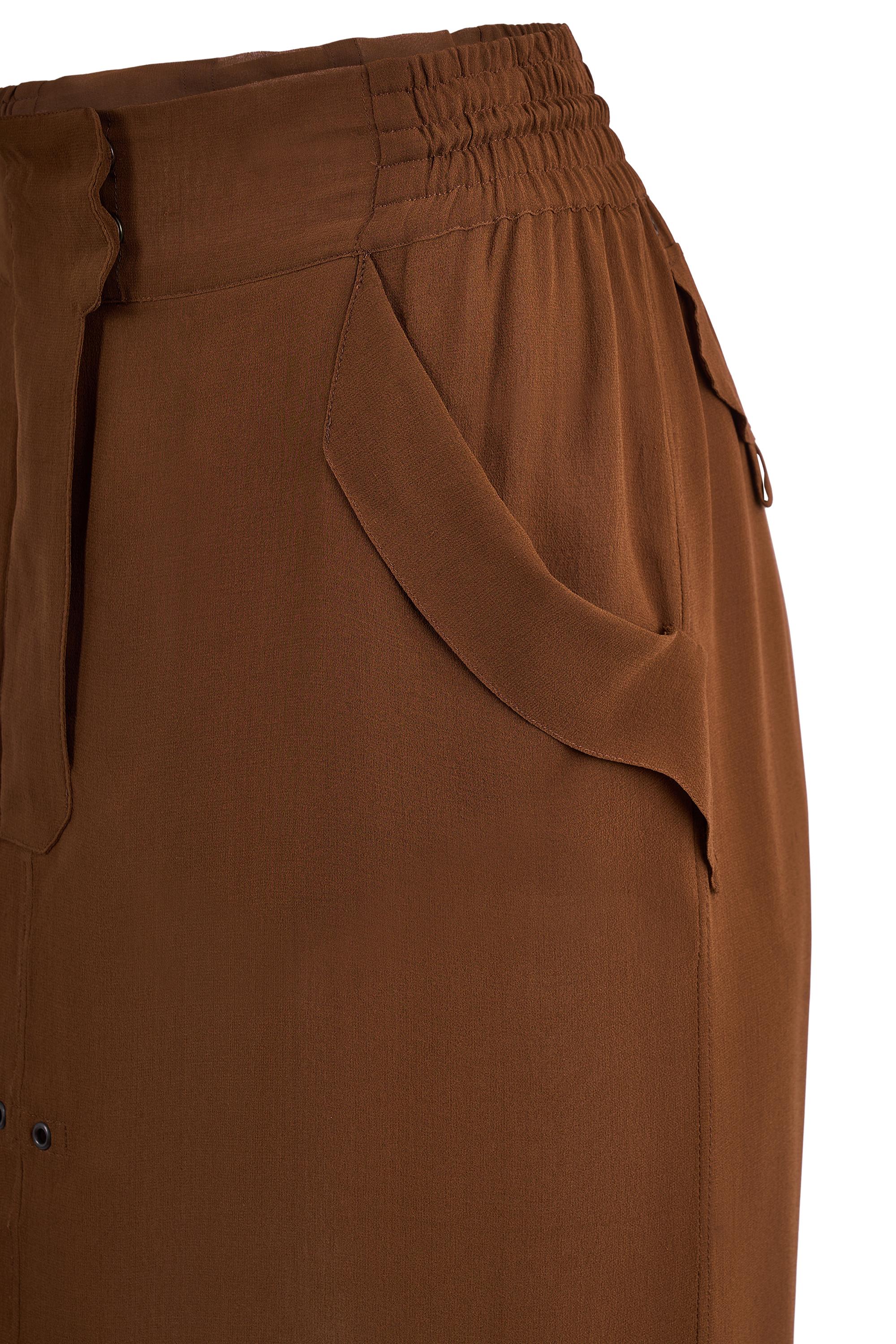 Conjunto Vintage Yves Saint Laurent Rive Gauche By Tom Ford S/S 2002 Seda Marrón en venta 2
