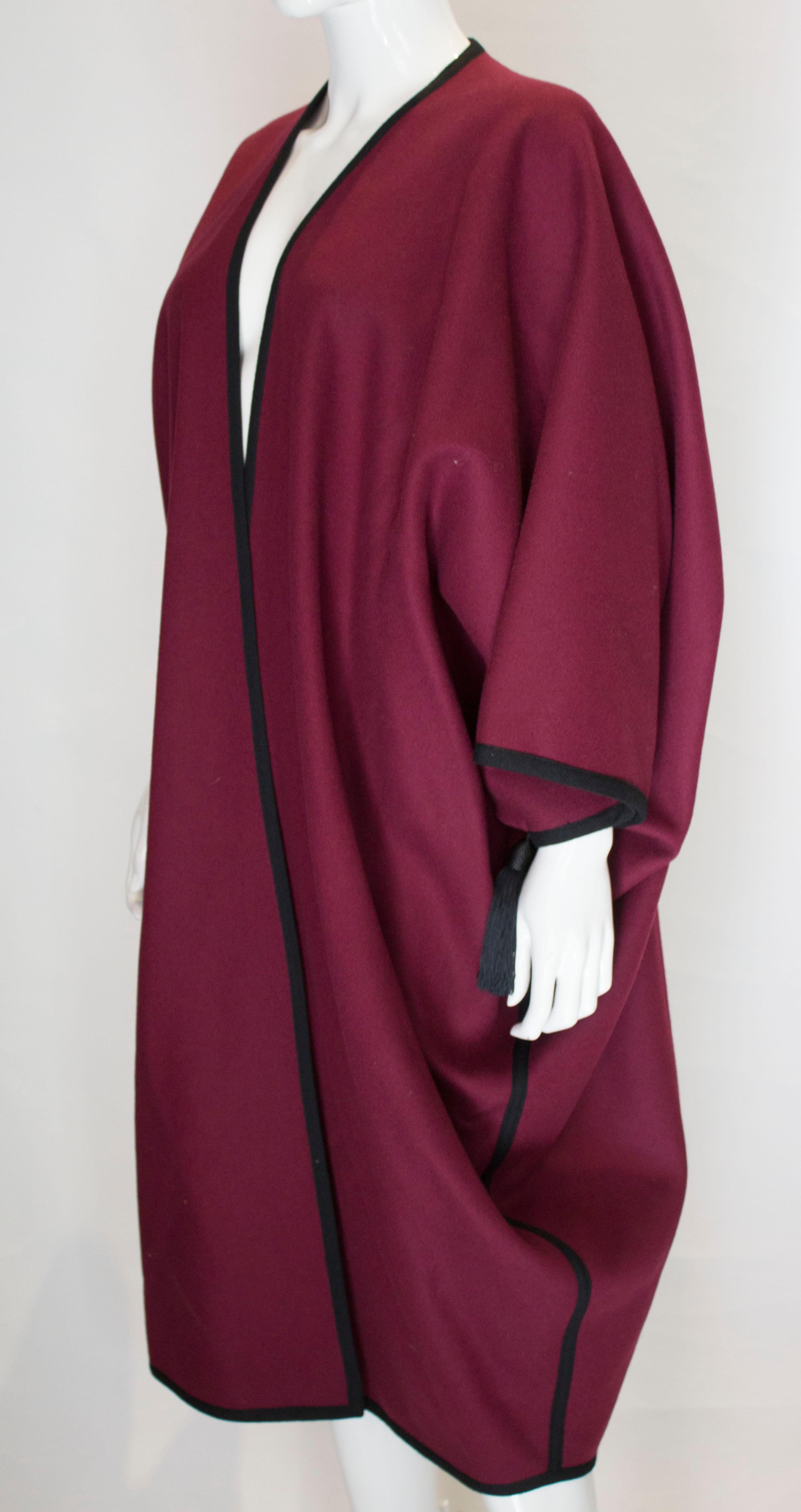 Vintage Yves Saint Laurent Rive Gauche Cape In Good Condition In London, GB