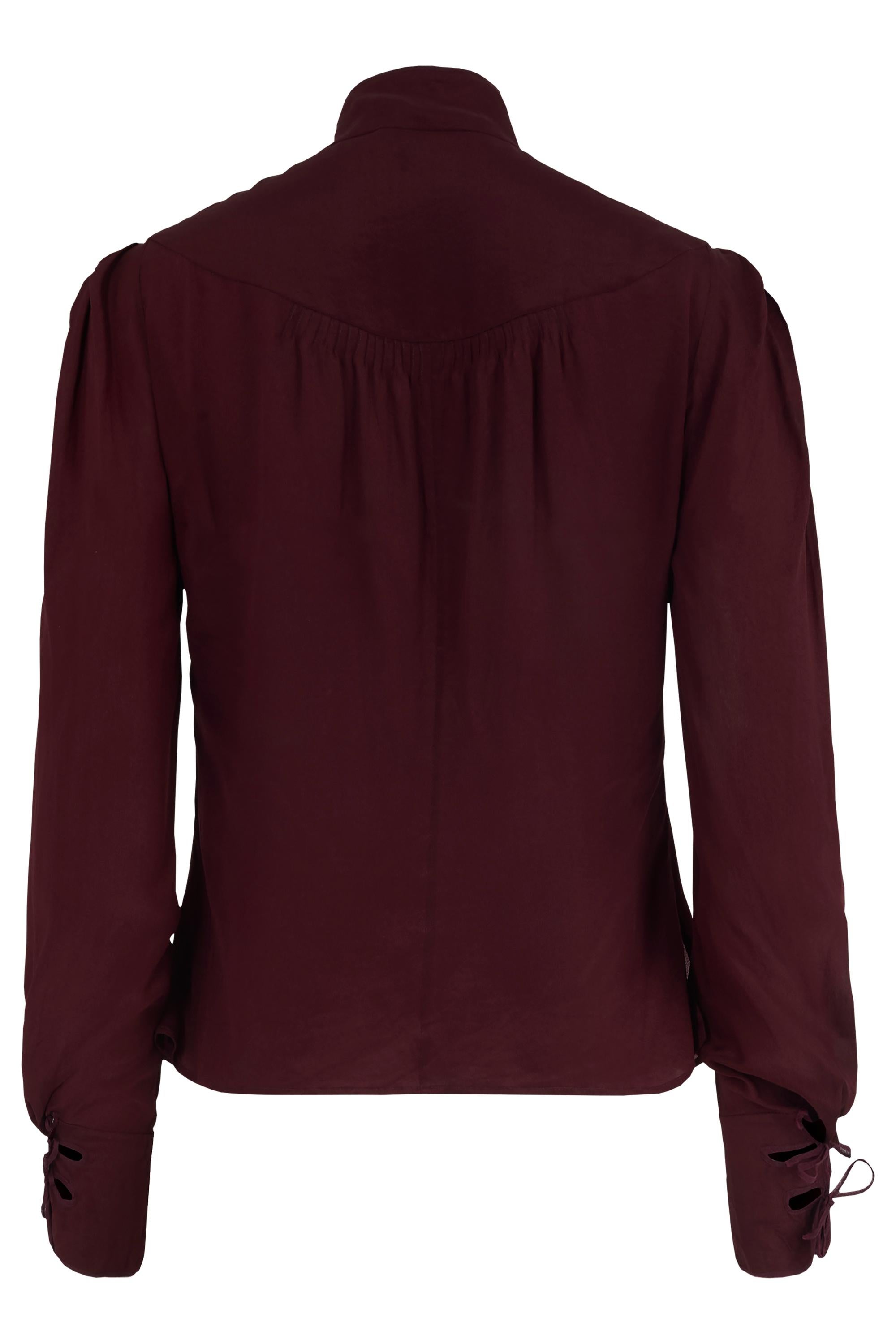 F&F Vintage Yves Saint Laurent Rive Gauche A/I 04 (Look 7) - Completo di Seta in vendita 1