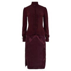 Vintage Yves Saint Laurent Rive Gauche F/W 04 (Look 7) Silk Co-ord Set