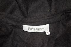 Vintage Yves Saint Laurent Rive Gauche Grey Wool Top / Jacket