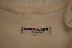 Vintage Yves Saint Laurent Rive Gauche Ivory Day Dress