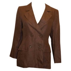 Giacca di lino vintage Yves Saint Laurent Rive Gauche