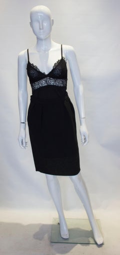 Vintage Yves Saint Laurent Rive Gauche Silk Skirt