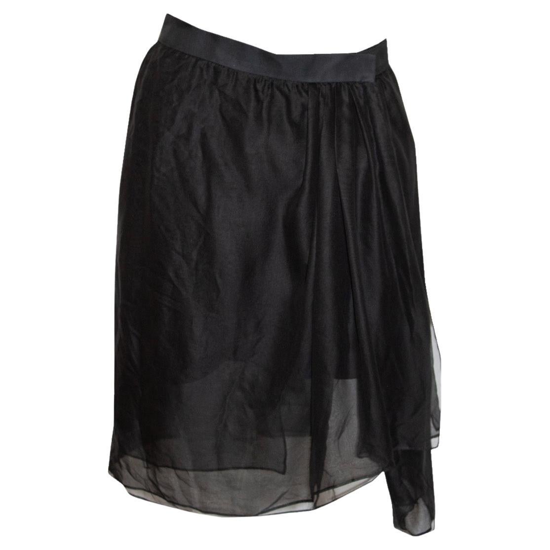 Vintage Yves Saint Laurent Rive Gauche Seidenwickelrock