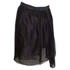 Vintage Yves Saint Laurent Rive Gauche Silk Wrap Skirt