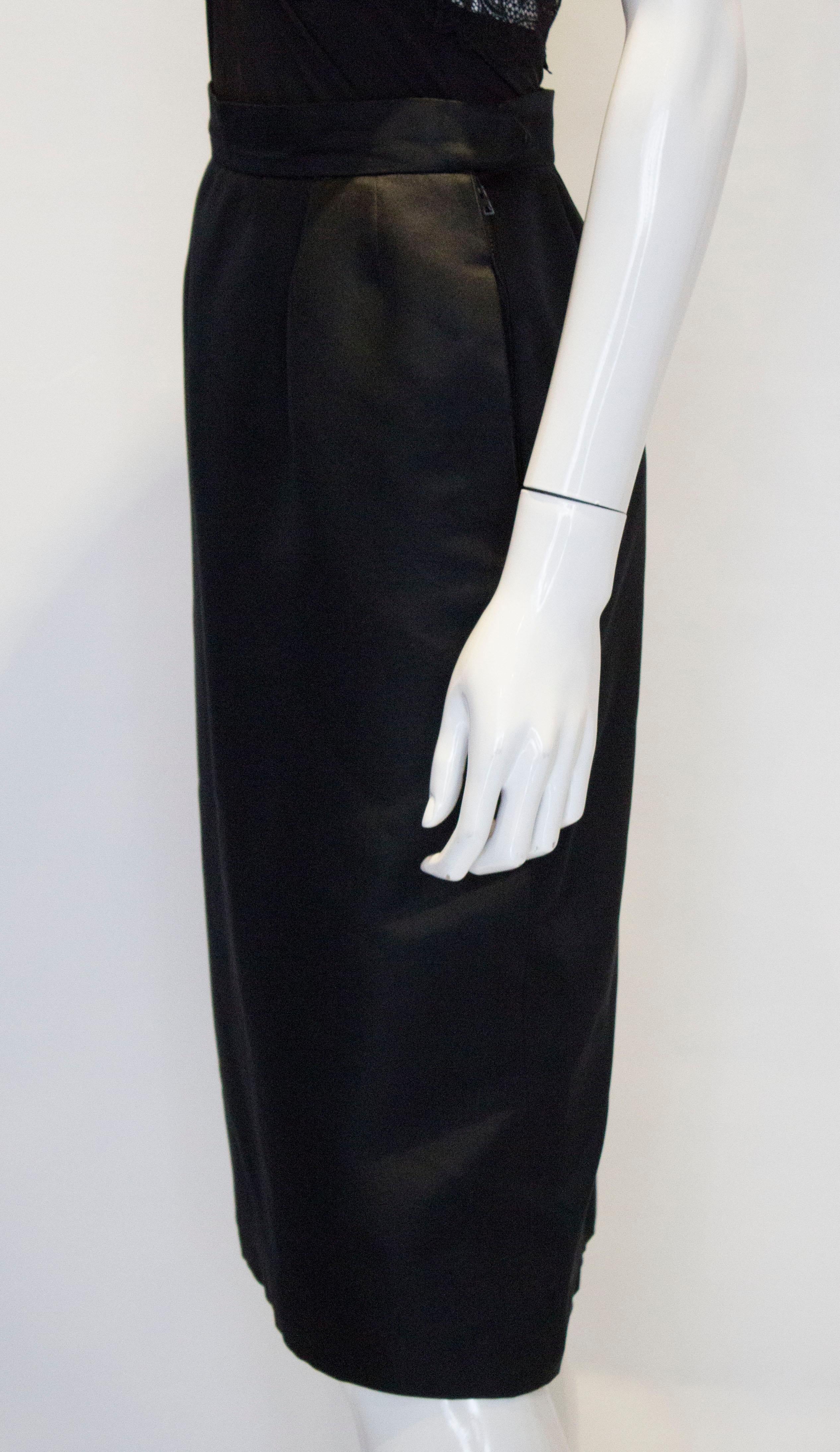 Vintage Yves Saint Laurent Rive Gauche Skirt 1