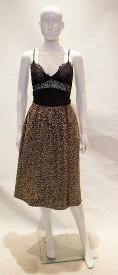 Vintage Yves Saint Laurent Rive Gauche Wrap Over Skirt