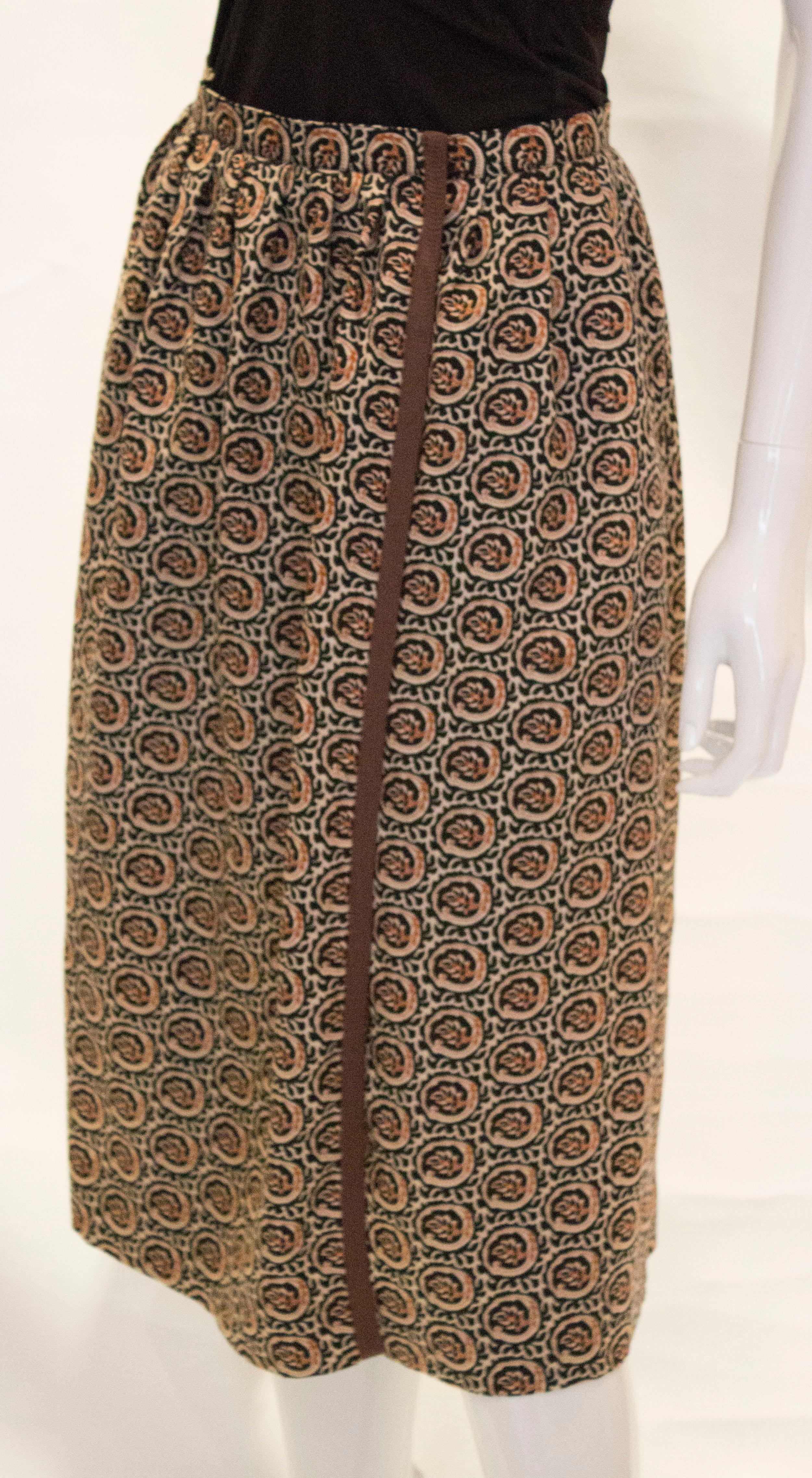 Women's Vintage Yves Saint Laurent Rive Gauche Wrap Over Skirt For Sale