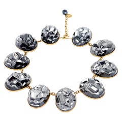 Vintage Yves Saint Laurent Robert Goossens Gold Plated Limited 1980s Necklace