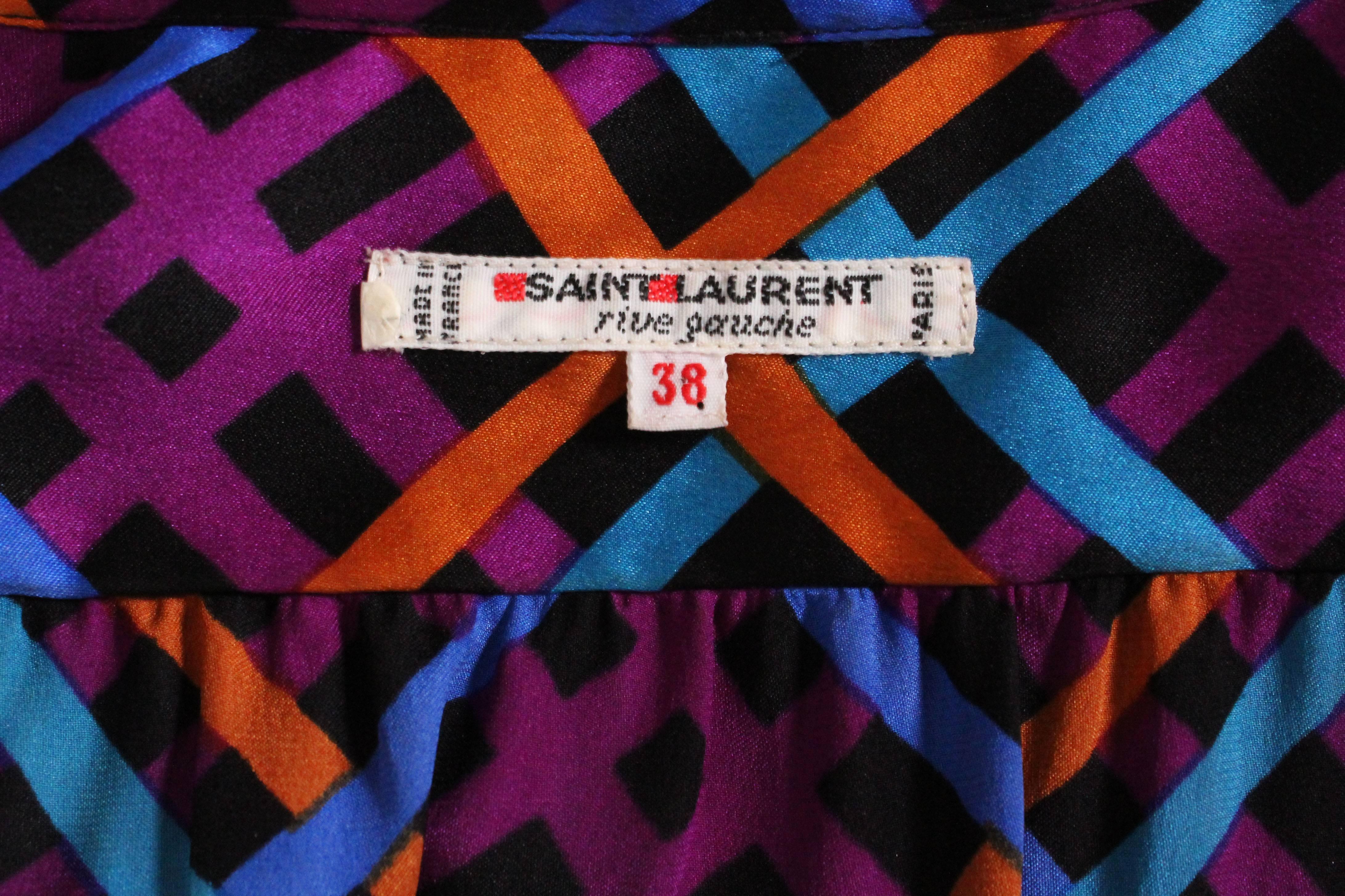 Vintage Yves Saint Laurent Silk Blouse 4