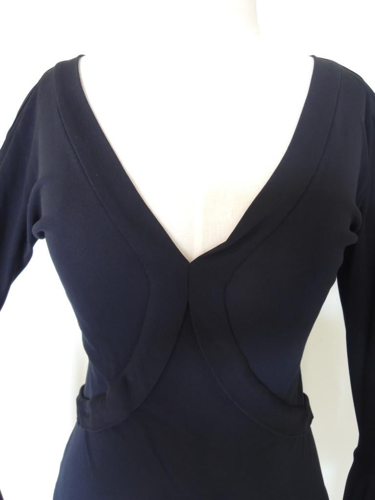 Vintage Yves Saint Laurent Tom Ford Bell Sleeve Shirt Top In Good Condition For Sale In Oakland, CA