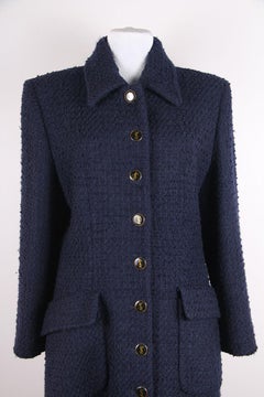 Vintage Yves Saint Laurent wool coat, 1997, made in France  Size FR 40