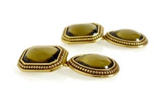 Vintage Yves Saint Laurent YSL 2 in 1 Byzantine Dangling Earrings
