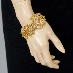 YVES SAINT LAURENT Ysl Arabesque Charm Gliederarmband, Vintage