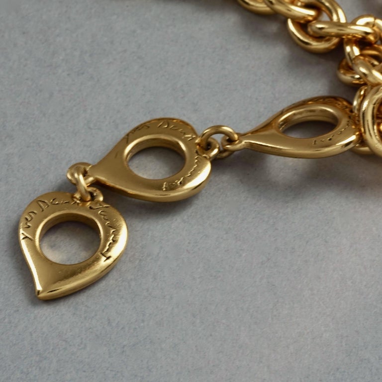 saint laurent cuban link necklace