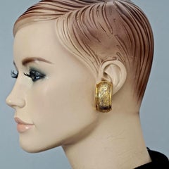 YVES SAINT LAURENT Ysl Créoles arabesques vintage