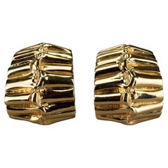 Vintage YVES SAINT LAURENT Ysl Bamboo Earrings