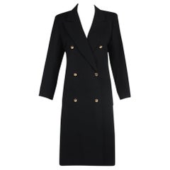 Vintage Yves Saint Laurent Yves Saint Laurent noir Smoking Coat