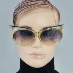 Vintage YVES SAINT LAURENT Ysl Butterfly Oversized Sunglasses