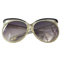 Vintage YVES SAINT LAURENT Ysl Butterfly Oversized Sunglasses