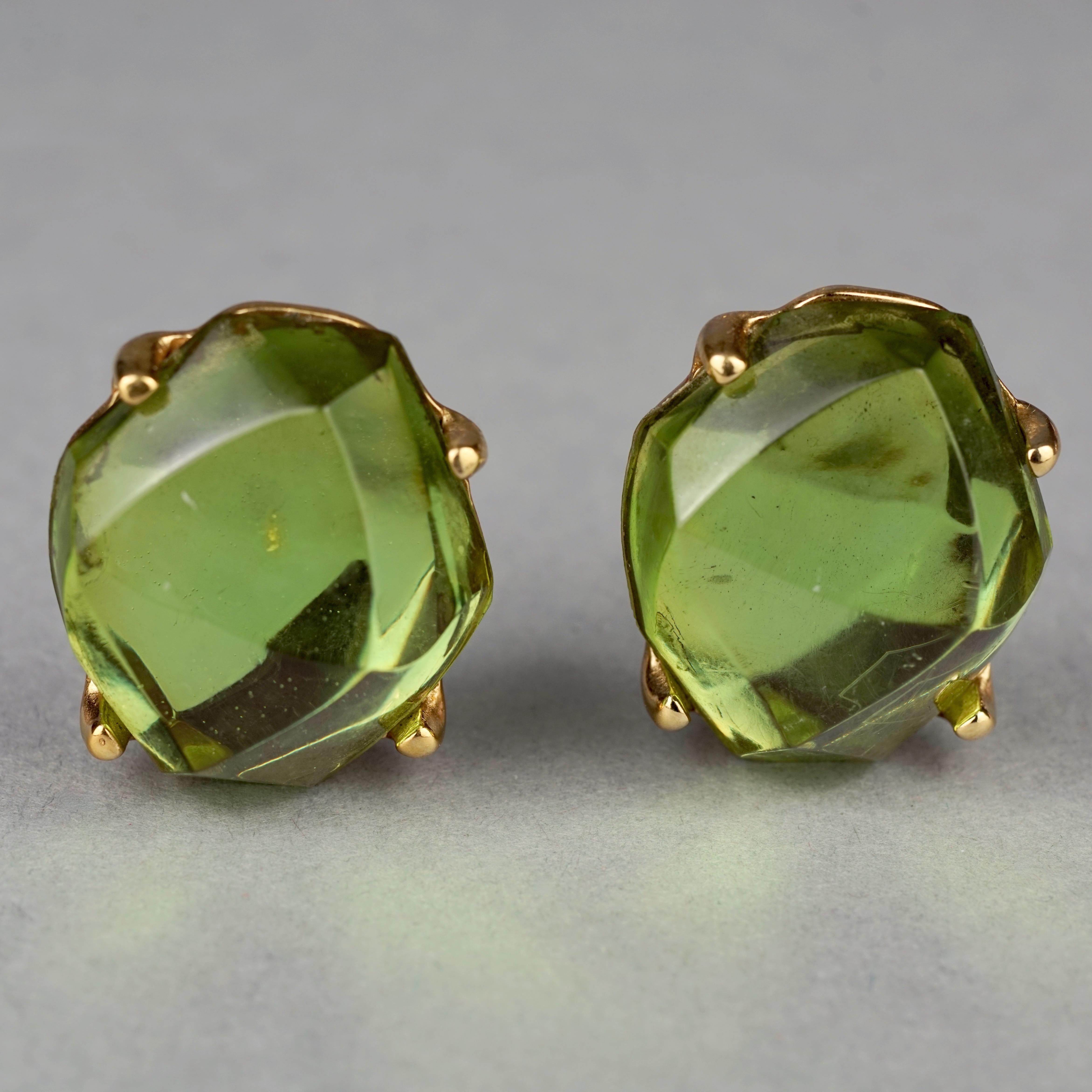 vintage lucite earrings