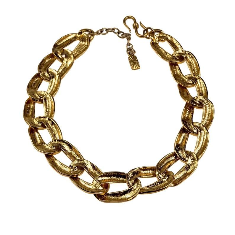 Women's Vintage YVES SAINT LAURENT Ysl by Robert Goossens Chunky Chain Necklace