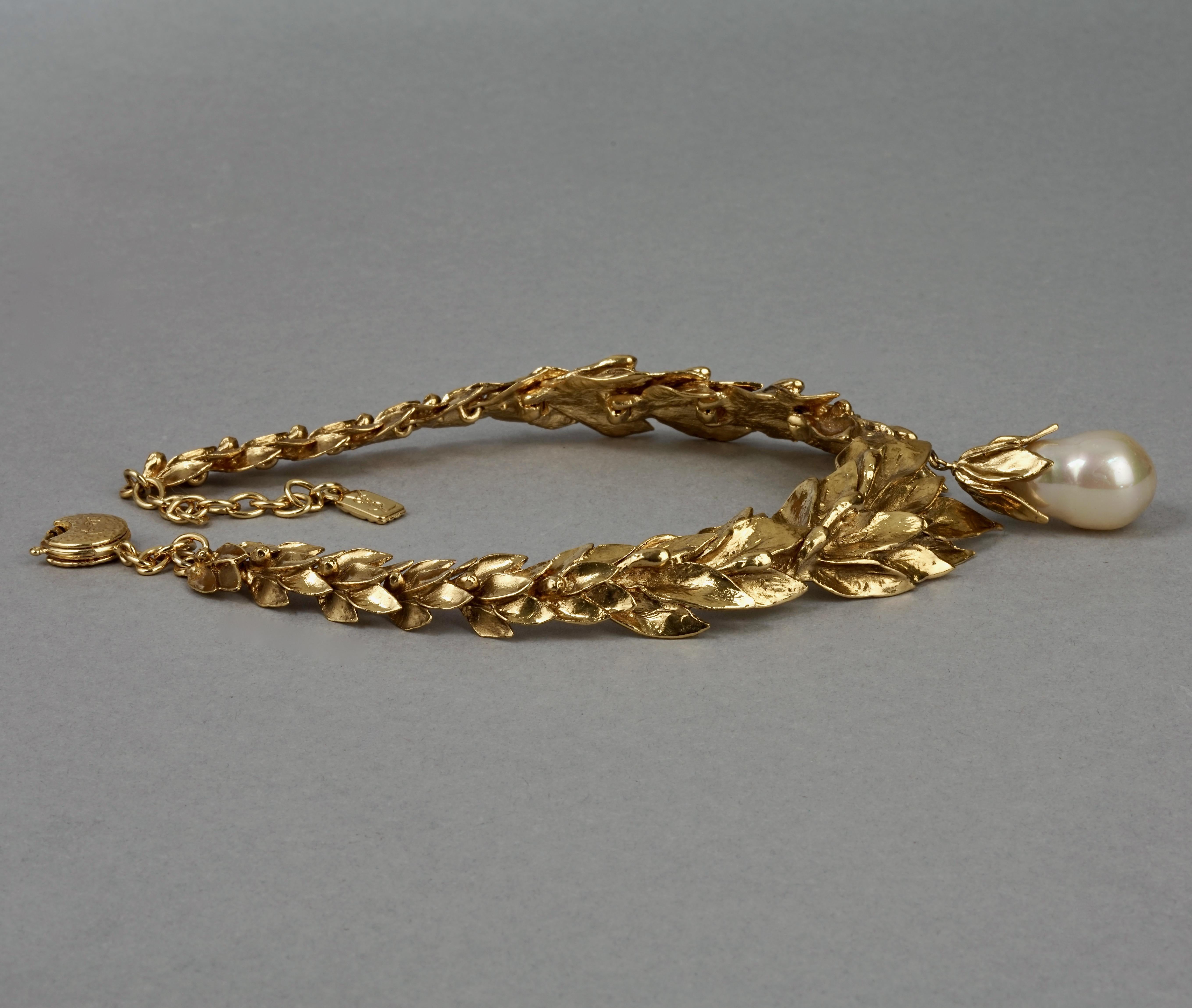 ysl vintage necklace