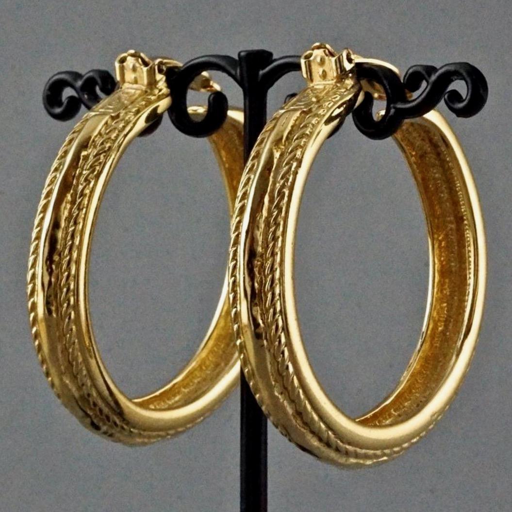 ysl earrings hoops