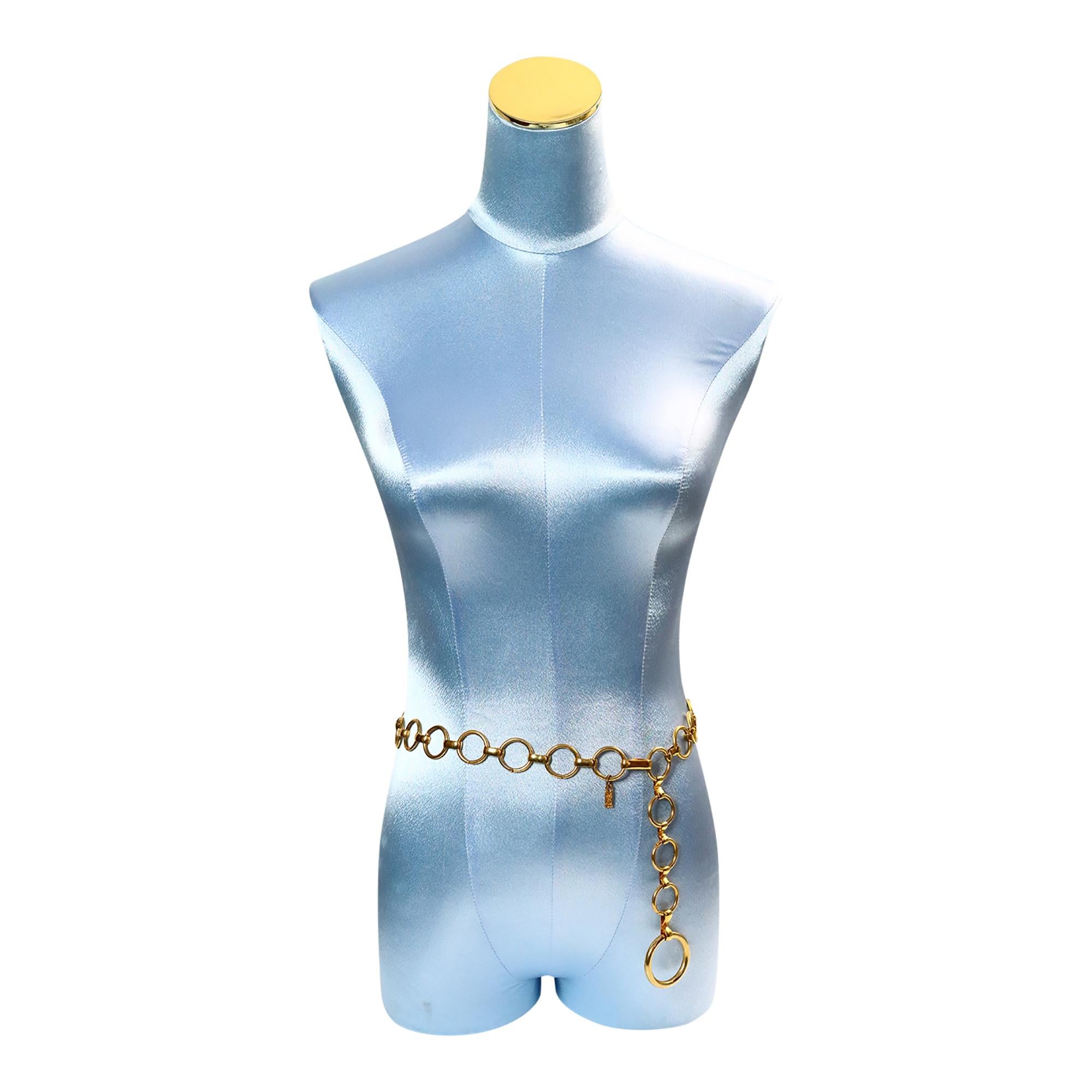 Vintage Yves Saint Laurent YSL Dangling Chain Gürtel (Künstler*in) im Angebot