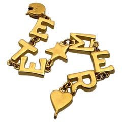 Vintage Yves Saint Laurent YSL ETE MER Letter Bracelet