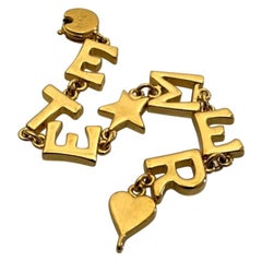 Vintage Yves Saint Laurent YSL ETE MER Letter Bracelet