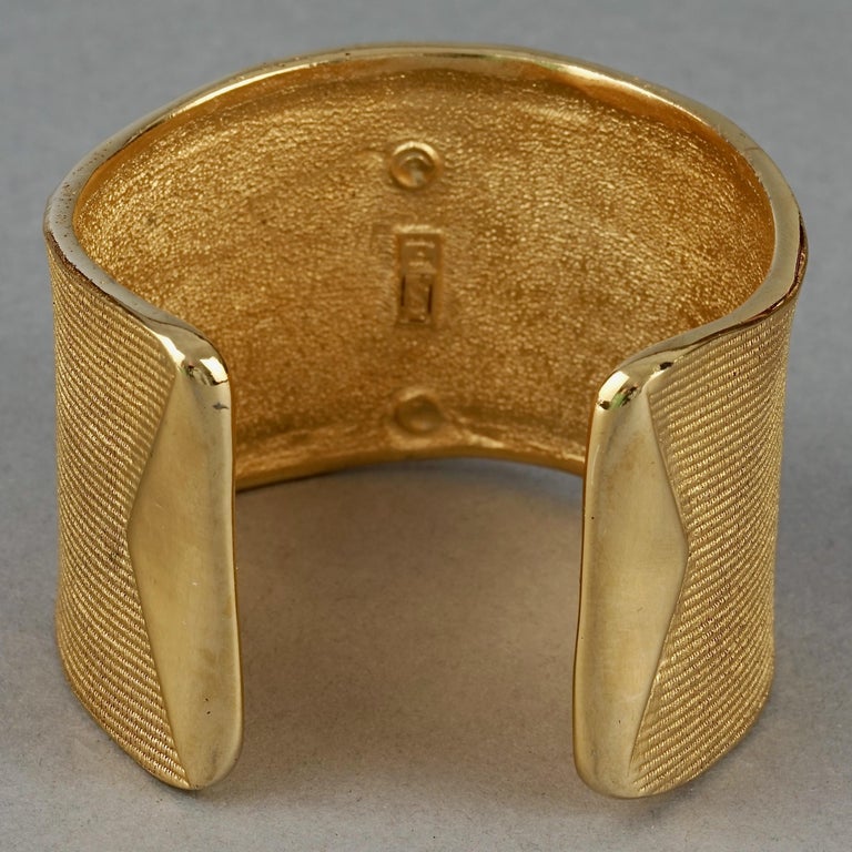 ysl logo cuff