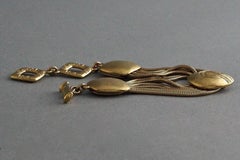 Vintage YVES SAINT LAURENT Ysl logo Multi Chain Bracelet