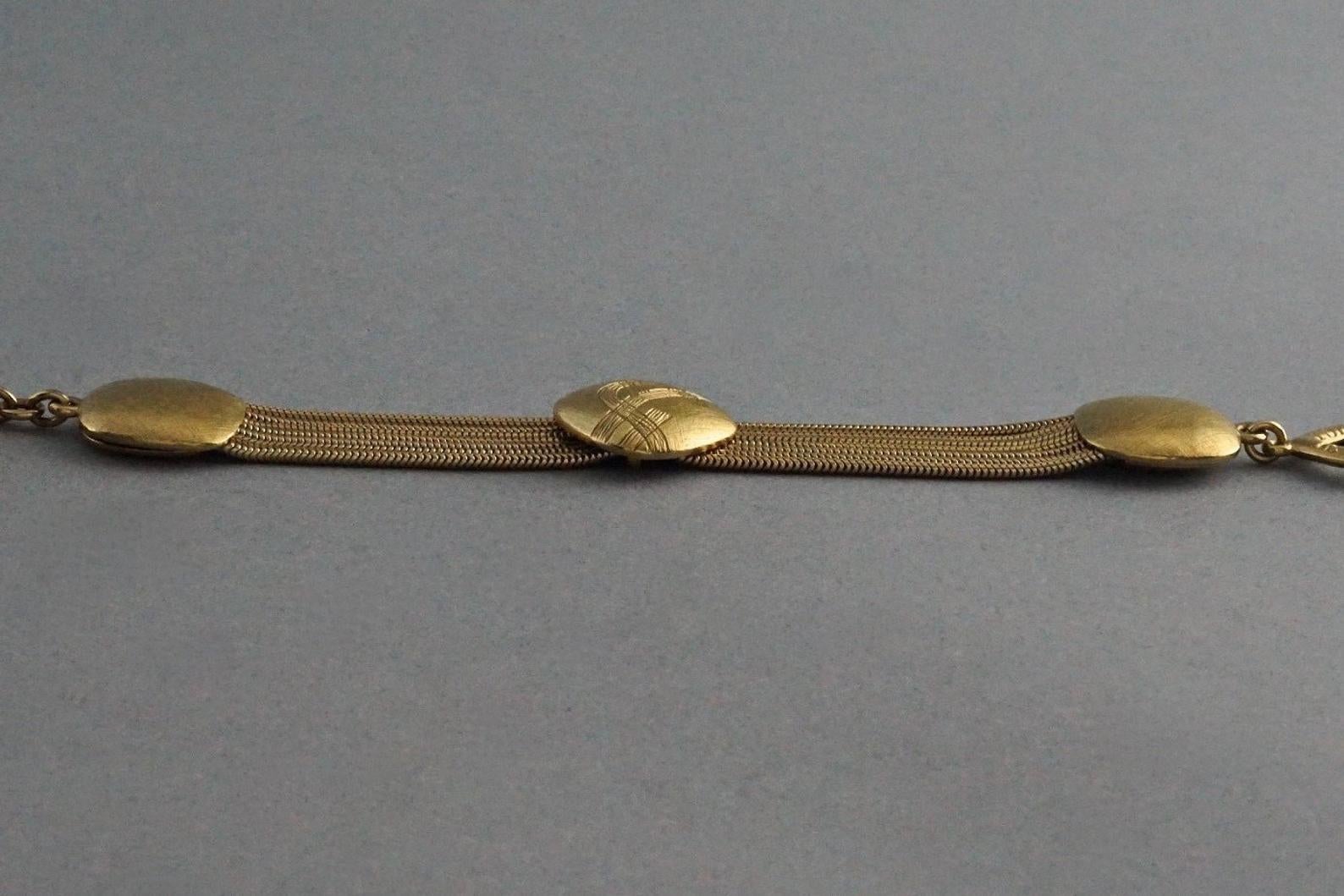 ysl logo bracelet