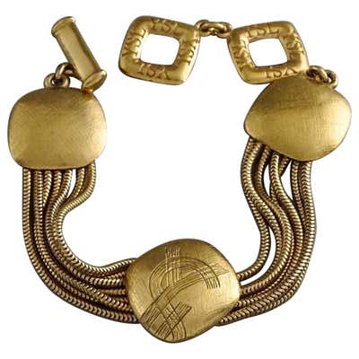 Yves saint laurent silver bracelet Clearance