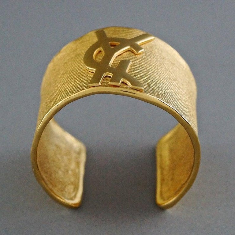 ysl logo cuff
