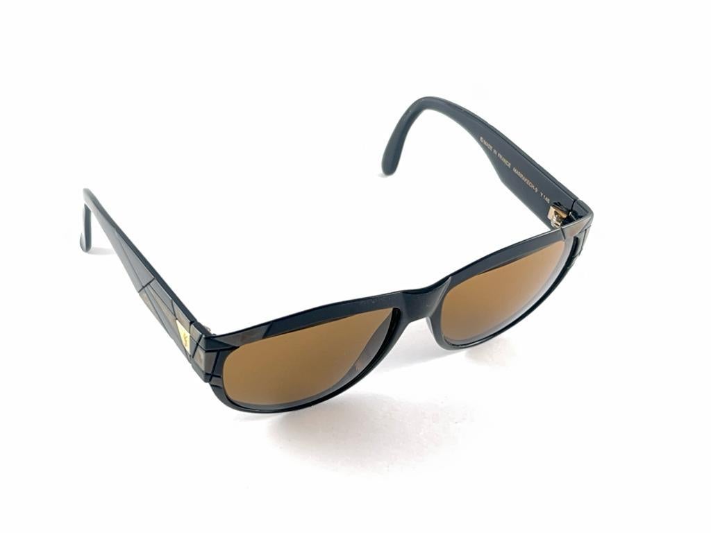 Men's Vintage Yves Saint Laurent YSL Marrakech 9 1980 France Sunglasses For Sale