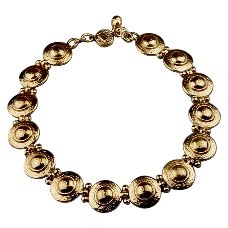 Collier Yves Saint Laurent In Love Again - Pendentif Cœur Charm Doré, Occasion Vintage