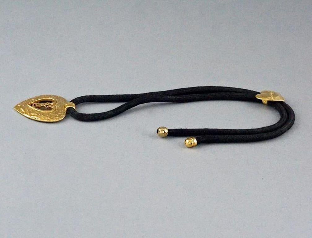 vintage ysl heart necklace