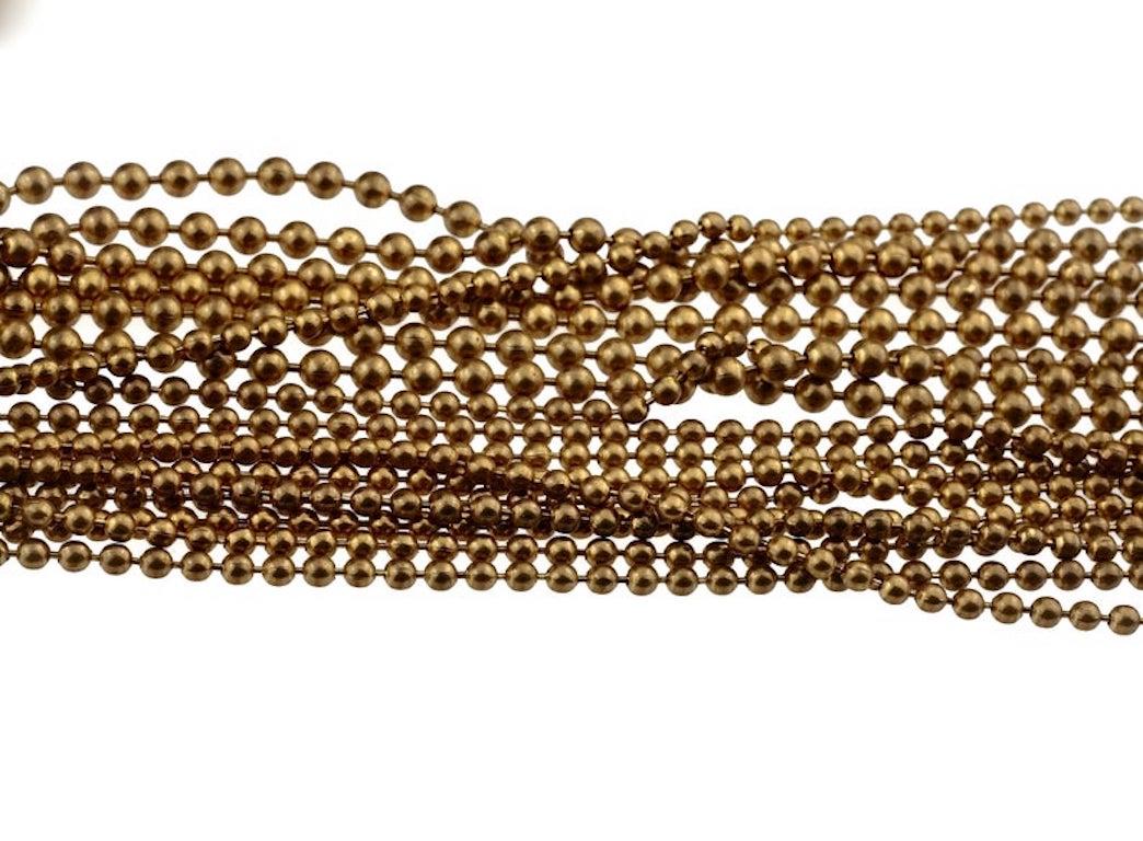 Women's Vintage YVES SAINT LAURENT Ysl Multi Layer Chain Necklace For Sale
