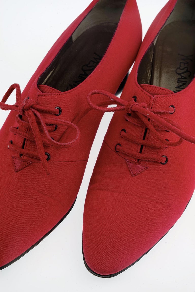 ysl heels red